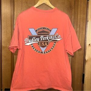 Harley Davidson DUDLEY PERKINS SAN FRANCISCO TSHIRT - Men’s‎ XL Vintage